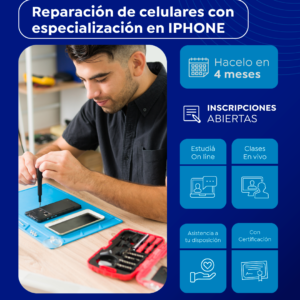 Reparación de celulares con especialización en IPHONE